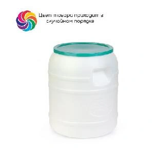 Канистра-бочка для воды 35 л (d-25 см), (крышка цвет микс), Альтернатива М391