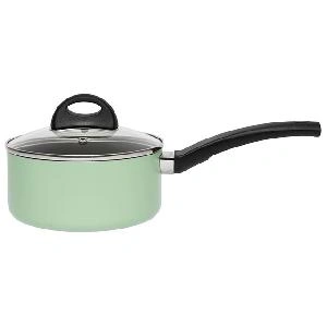 Ковш со стеклянной крышкой BergHOFF Eclipse, (светло-зеленый) 1.5 л