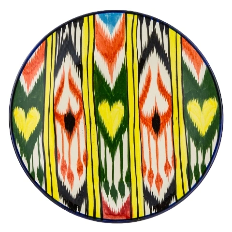 Блюдо Ляган "Риштанская керамика", Атлас, диаметр 28 см RS5_3 Блюдо Ляган "Риштанская керамика", Атлас, диаметр 28 см RS5_3