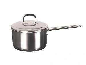 Ковш 1.5 л из нержавеющей стали с металлической крышкой, Kukmara (Safia), SF-LDL1516M