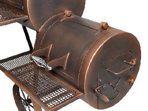 Гриль-коптильня для горячего и холодного копчения 3 в 1. Russia Grill модель Смокер-3 медная патина