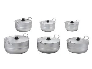 Набор алюминиевых кастрюль Калитва Матрешка, 7 предметов