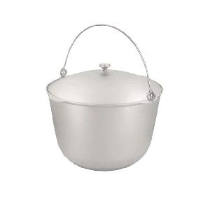 Котел 40 л алюминиевый походный с крышкой Kukmara, кп400