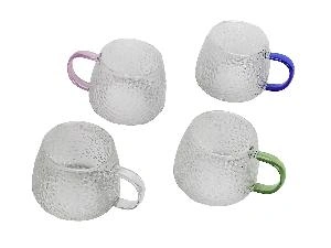 Набор стеклянных чашек 300 мл, PLOVER, 4 штуки