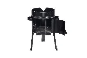 Печь под казан 8 л, с дверцей, толщина 2 мм