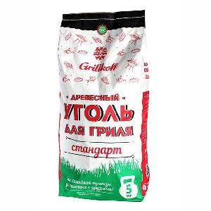 Уголь древесный Grillkoff стандарт 5 кг