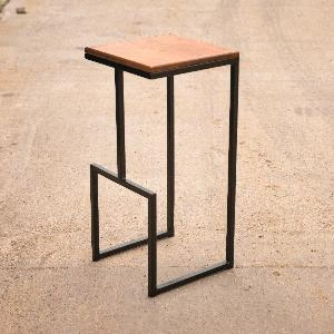 Стул барный "Лофт" со стальным основанием, Завод Палитра