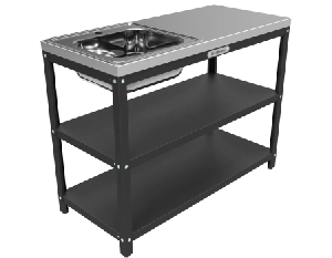 Стол с мойкой разделочный "Стандарт 1120", GRILLVER