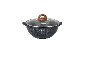 Казан 3.5л  с антипригарным покрытием со стеклянной крышкой, Kukmara (Granit Ultra Induction Blue), кгги37а