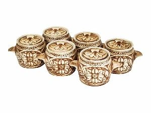 Горшок для запекания "Славянская Керамика", Весна, 0.6 л, 6 шт