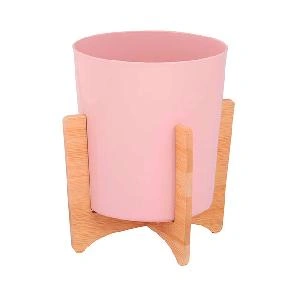 Горшок-кашпо цветочный Альтернатива "Алессия" М8265, (розовый), 1.8 л