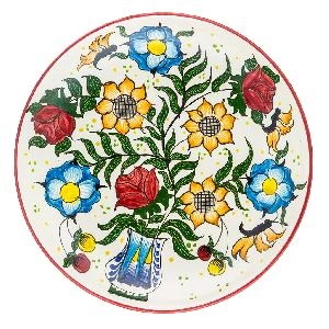 Ляган "Риштан", керамика, диаметр 32 см