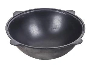 Казан чугунный DAVR METALL, без крышки, плоское дно 8 л Казан чугунный DAVR METALL, без крышки, плоское дно 8 л