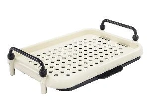 Поднос на ножках с поддоном, прямоугольный с ручками, 37х26х9 см, Plover