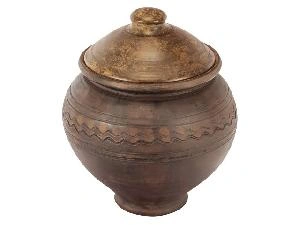 Горшок керамический с крышкой D=24cm