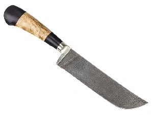 Нож Пчак-1 "Ножеяр" дамаск, (ручка - карельская береза, граб)