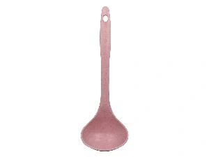 Половник на 100 мл из пищевого пластика, 27х9 см, розовый