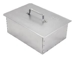 Коптильня двухъярусная 35х25х15 стальная, Kukmara, кн1