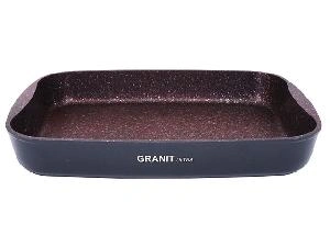 Противень с антипригарным покрытием 33.5x22x5.5 см, Kukmara (Granit Ultra Red), пга01а 