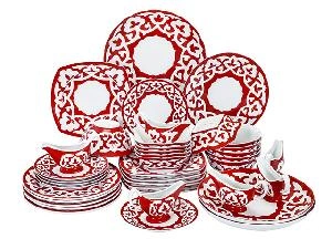 !Столовый сервиз Красная Пахта, Turon porcelain, 39 предметов