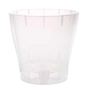 Горшок цветочный Альтернатива "Лея" М7885, с автополивом (прозрачный), 5 л