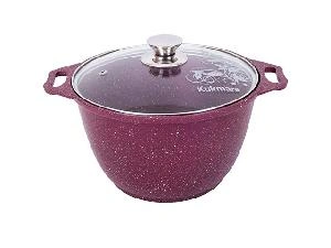 Кастрюля 4 л с антипригарным покрытием со стеклянной крышкой, Kukmara (Trendy style mystery), к41tsm