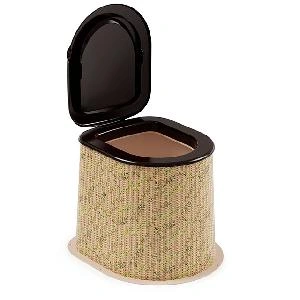 Туалет дачный "Плетенка декор" Альтернатива М3025, 470х410х390 мм Туалет дачный "Плетенка декор" Альтернатива М3025, 470х410х390 мм