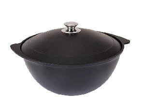 Казан 7 л с антипригарным покрытием с крышкой, Kukmara (Традиция), к70а