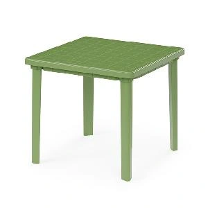 Стол садовый квадратный Альтернатива М2596, (зеленый), 80х80х74