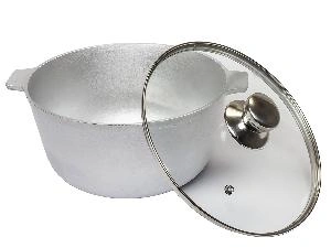 Котел со стеклянной крышкой 3л (овальное дно), DAVR METALL