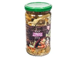 Ассорти грибное, маринованные, 320 мл 