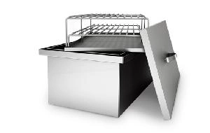 Коптильня Smoky Proof Large двухъярусная с гидрозатвором, GRILLUX