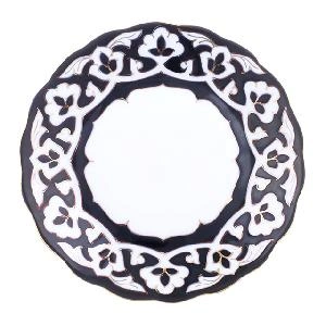 Тарелка "Пахта", рифленый край, Премиум, диаметр 23,5 см