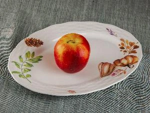 Блюдо для сервировки керамическое October Line, PLOVER, 30 см