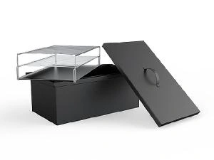 Коптильня двухъярусная Grillux "Smoky Proof BLACK" с гидрозатвором