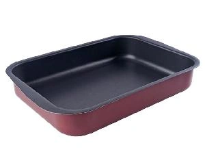 Противень, Забава, SCOVO, RZ-056, Бордовый, 31 х 22 см