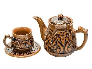 Набор чайный "Риштанская керамика", Подарочный, 3 предмета
