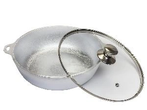 Жаровня со стеклянной крышкой, DAVR METALL