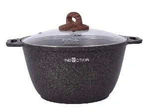 Кастрюля 2 л с антипригарным покрытием со стеклянной крышкой, Kukmara (Granit Ultra Induction Original), кгои22а