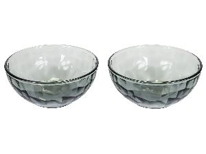 Набор салатников стеклянных (2 шт.), BLACK DIAMOND (черный), 13 см