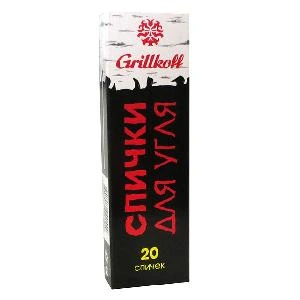 Спички для угля Grillkoff, 9 см 20 штук
