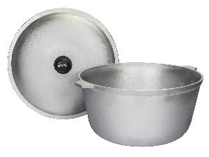 Котел алюминиевый с крышкой 16 л (овальное дно) 