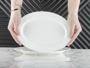 Набор фарфоровых блюд "Аврора" 2 штуки, PLOVER, 25 см