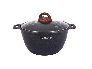 Кастрюля 3 л с антипригарным покрытием со стеклянной крышкой, Kukmara (Granit Ultra Induction Blue), кгги32а