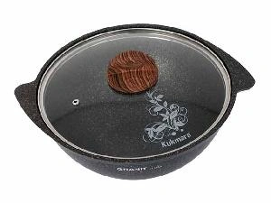 Казан 4.5 л с антипригарным покрытием со стеклянной крышкой, Kukmara (Granit Ultra Original), кго47а