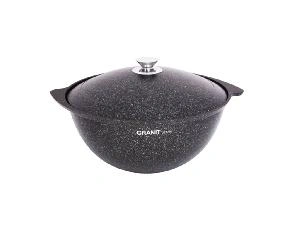 Казан 9 л с антипригарным покрытием с крышкой, Kukmara (Granit Ultra Original), кго95а