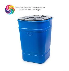 Бочка-бак квадратный с крышкой 300 л  (цвет микс), Альтернатива М3047