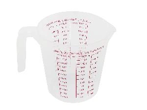 Мерный стакан для сыпучих продуктов с носиком на 1.2 л, пластиковый