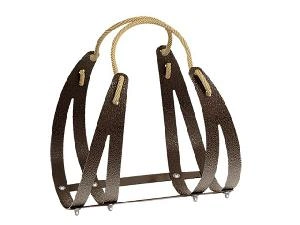 Дровница Grillux с пеньковой ручкой L