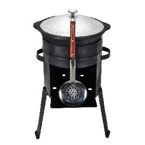 Набор: печь, казан c крышкой пл.дно (4,5 л), шумовка